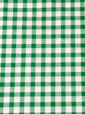 Tecido Tricoline Xadrez Verde Corte 50cmX1,50m