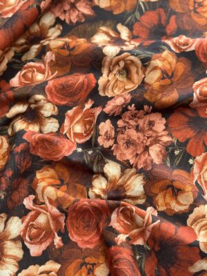 Tecido Sarja Floral Corte 50cmX1,50m